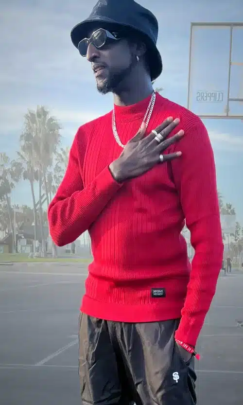 Serious Mockneck | Classic Red