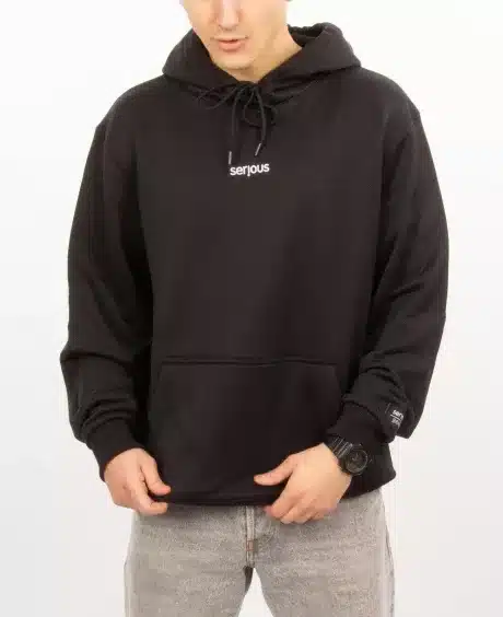 Premium Spin Hoody - black - Image 4
