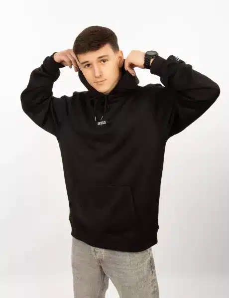 Premium Spin Hoody - black