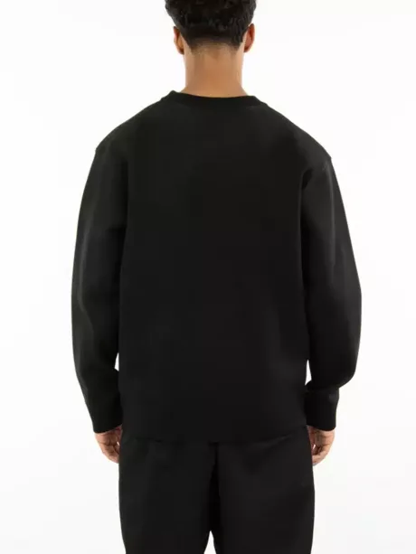 Serious Script Crewneck | Black - Image 3