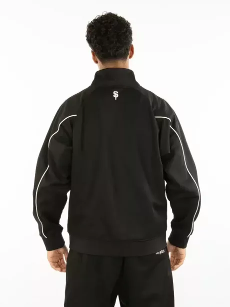 Prime Line Track Jacket | Black - Image 4