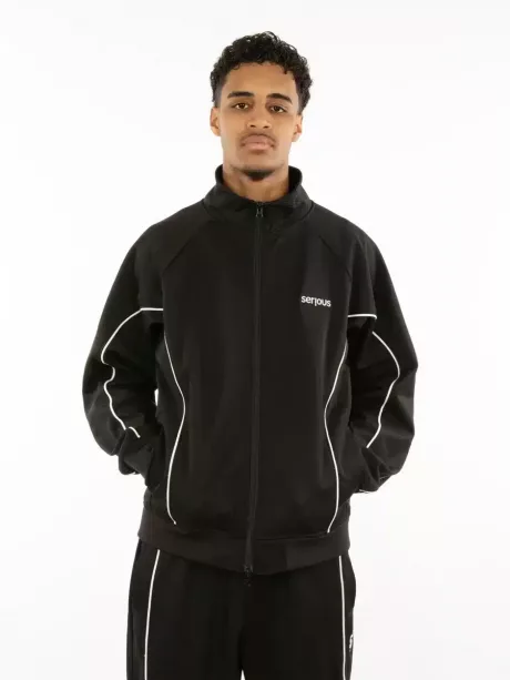 Prime Line Track Jacket | Black
